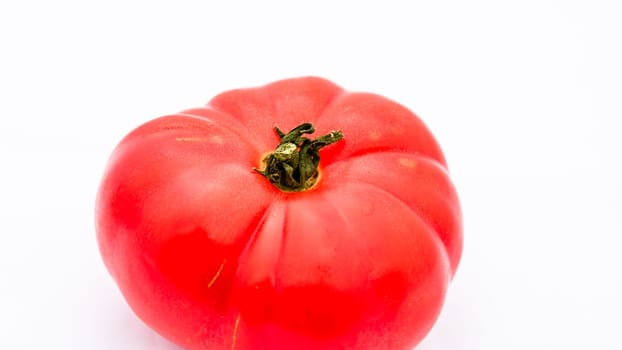Fresh and tasty ripe red tomatoes isolated
