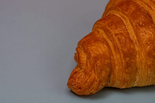 Delicious, fresh croissants. French breakfast concept