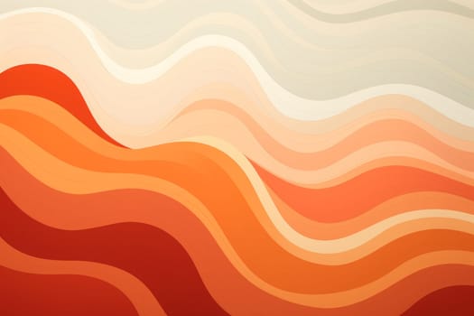 Minimalist orange pattern for desktop background, pastel colours. Generative AI.