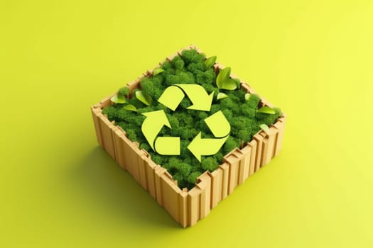 recycle environment day concept. Generative AI.