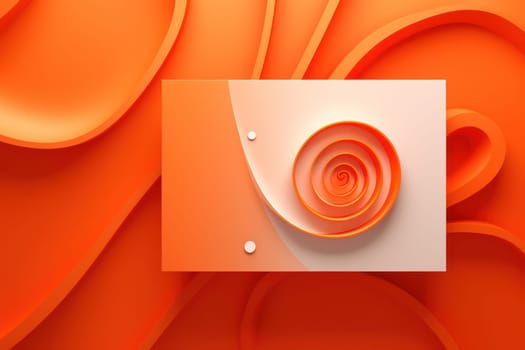 Abstract Design: Vibrant Shape Graphic with Creative Waves on Modern Background