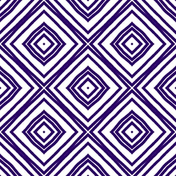 Mosaic seamless pattern. Purple symmetrical kaleidoscope background. Retro mosaic seamless design. Textile ready tempting print, swimwear fabric, wallpaper, wrapping.