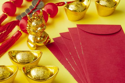 Chinese New Year decoration representing prosperity and wealth. Chinese New Year concept
