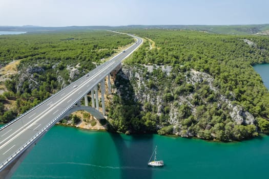 Bridge serves as symbol of country's strong connection to its maritime heritage. Bridge provides convenient passage for ships and boats to cross sea.