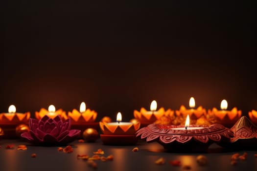Diwali is an Indian holiday, the festival of fire. Generative AI.
