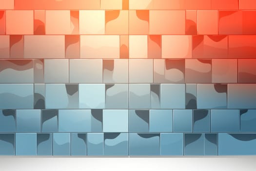 A wall walling ,flat Animation for textbook, colors shades of light blue. Generative AI.