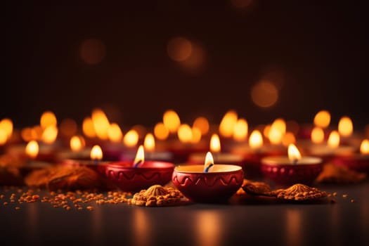 Diwali is an Indian holiday, the festival of fire. Generative AI.