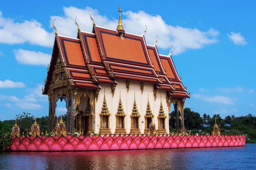 Wat Plai Laem Temple on Koh Samui, Surat Thani Province in Thailand