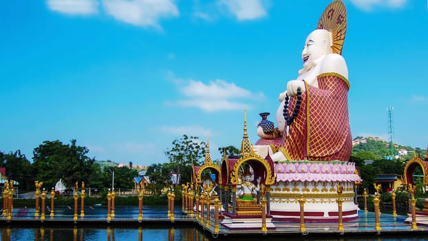 Wat Plai Laem Temple on Koh Samui, Surat Thani Province in Thailand