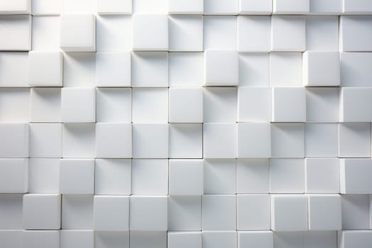 3D White Wall photo-realistic, ultra sharp. Generative Ai.