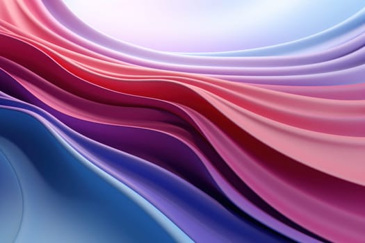 Abstract geometric rainbow colors color 3d background. Generative AI.