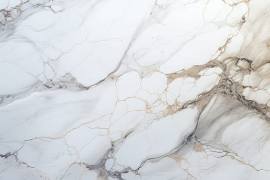 White beige marble zoomed background. Generative AI.