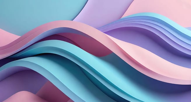 Abstract background with wavy pattern. Vector illustration.Abstract 3D rendering of paper cut waves. Colorful background with cut out shapes. Futuristic technology style.Abstract background with wavy lines.