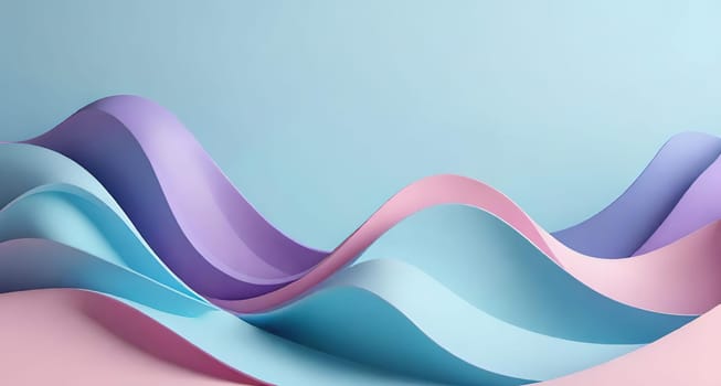 Abstract background with wavy pattern. Vector illustration.Abstract 3D rendering of paper cut waves. Colorful background with cut out shapes. Futuristic technology style.Abstract background with wavy lines.