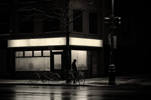 Background images of loneliness from various perspectives. Generative AI.