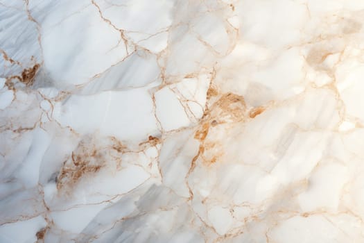 White beige marble zoomed background. Generative AI.