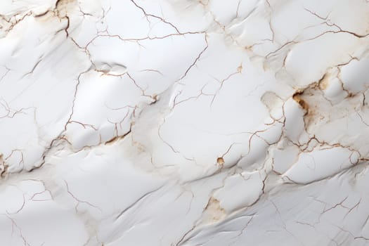 White beige marble zoomed background. Generative AI.