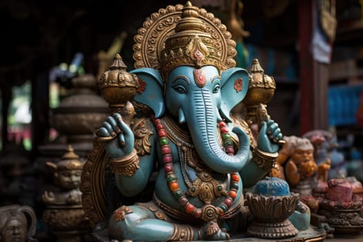 Ganesh an important image during Diwali. Generative AI.