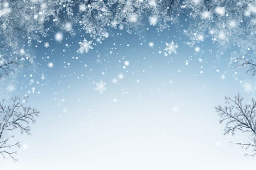 Template new years card,copy space. Generative AI.