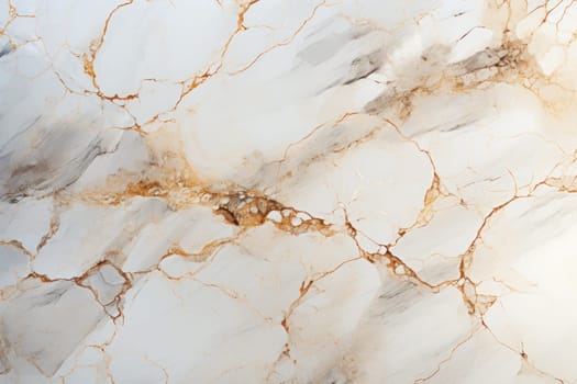 White beige marble zoomed background. Generative AI.