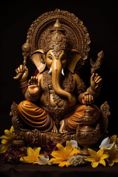 Ganesh an important image during Diwali. Generative AI.