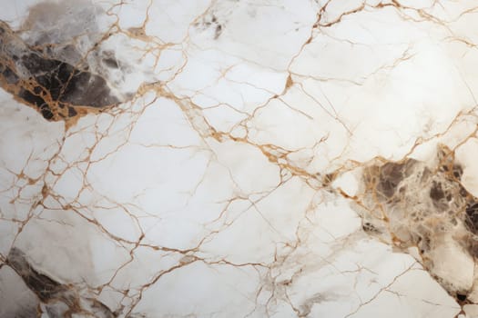 White beige marble zoomed background. Generative AI.