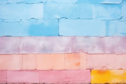 Free photo pastel color wall texture. Generative AI.