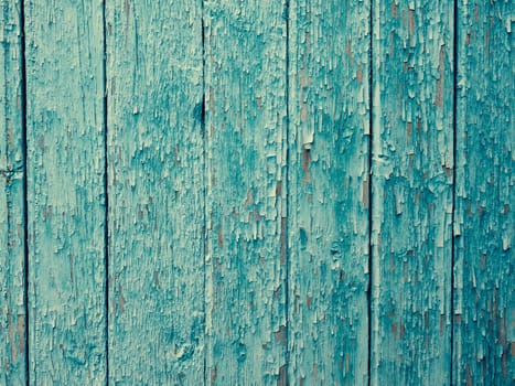 Old painted wood wall - texture or background