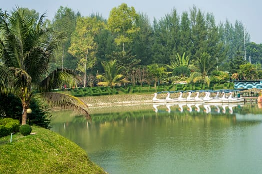 Green Valley Park in Lalpur. Amusement park. Lalpur, Bangladesh