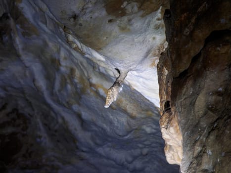 Karst cave "Geologov 1" in the Perm region, Russia