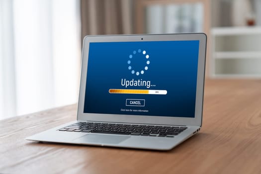 Software update on computer for modish version of device software upgrade