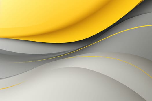 Business slide background gray and yellow.. Generative AI.