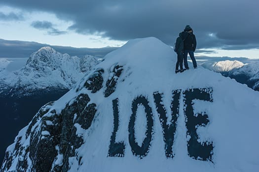 mountain landscape of love for hiking and travel in nature pragma