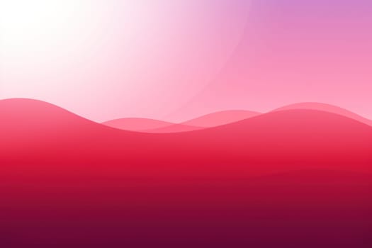 Red on a Purple background negative space Minimalism. Generative AI.