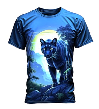 colorful t-shirt with pattern puma print, clothing