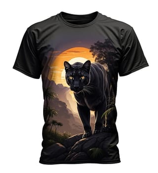 colorful t-shirt with pattern puma print, clothing