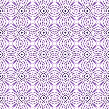 Hand drawn green mosaic seamless border. Purple unequaled boho chic summer design. Textile ready uncommon print, swimwear fabric, wallpaper, wrapping. Mosaic seamless pattern.