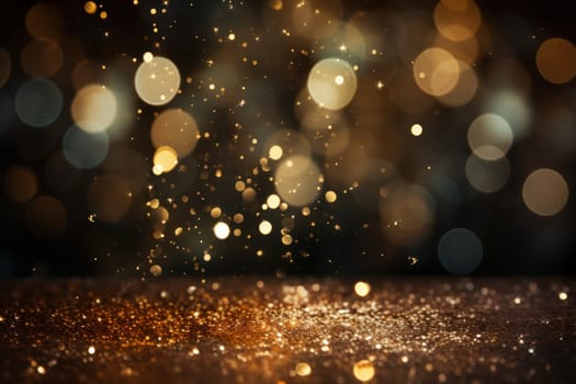 Happy New Year Celebration Sparkles. Generative AI.