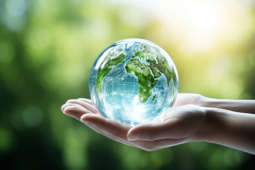 Concept of Recycling the use of water resources with the highest value. Generative AI.