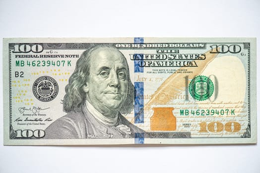 US 100 dollars banknote