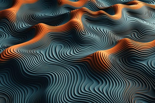 Abstract neural network maze pattern. Generative AI.