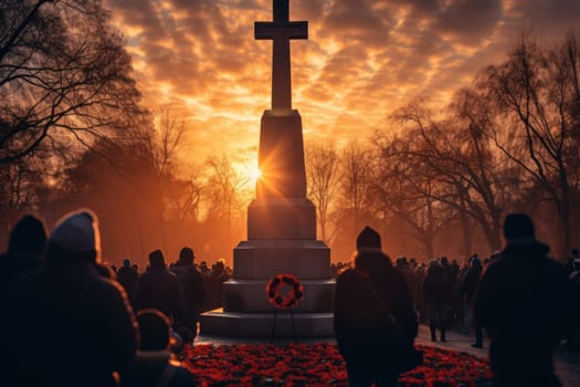 Armistice Day and Remembrance. Generative AI.
