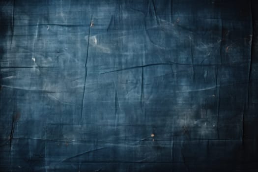 A dark blue canvas backdrop with texture. Generative AI.