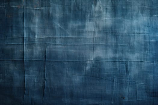 A dark blue canvas backdrop with texture. Generative AI.