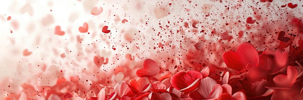 red and white valentines day background blossom love pragma