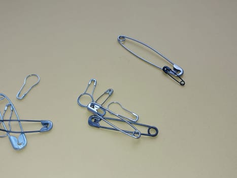 Paper clips and pins for the stationery