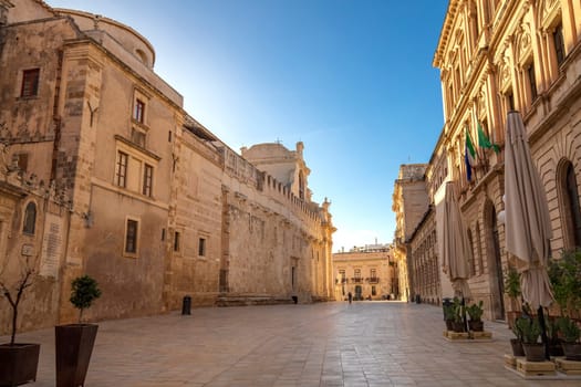 Street to Duomo Square, Syracuse, Sicily