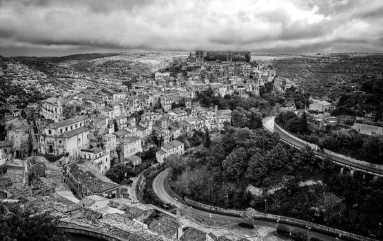 Ragusa Ibla is the oldest district in the historic center of Ragusa, a city on the island of Sicily. Italy