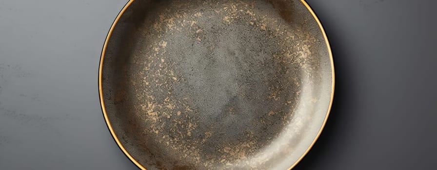 Rustic Culinary Delight: A Closeup View of Fresh and Healthy Food Cooked in an Old, Clean, and Rusty Iron Skillet on a Dark Background