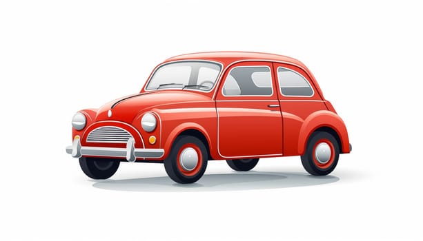 A car on a white background. High quality illustration